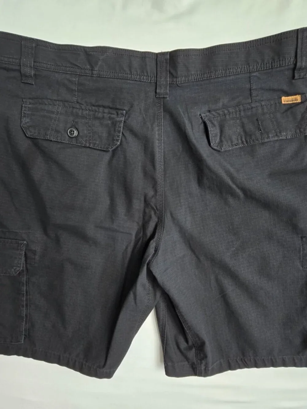 Lucky Brand Workwear Ripstop Cargo Shorts TW0 pairs Military Grade Black Gray 38